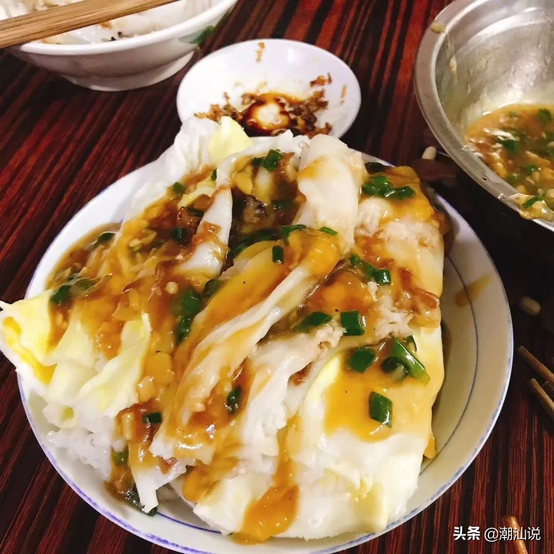 潮汕人100种吃肠粉方法,外地人吃潮汕肠粉怎么吃