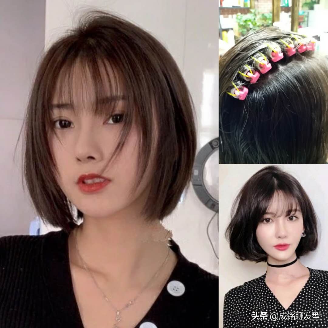 短发发型对蓬松感要求比较高,短发蓬松毛躁适合什么发型