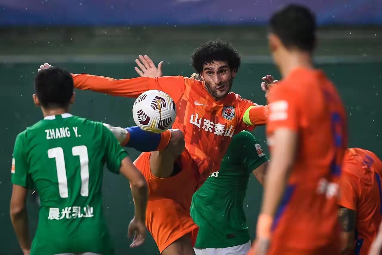 费莱尼山东鲁能现状,费莱尼张弛受伤