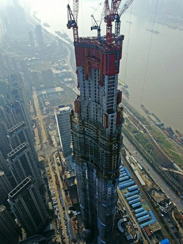 武汉绿地中心平头哥,武汉绿地中心高楼什么时间封顶