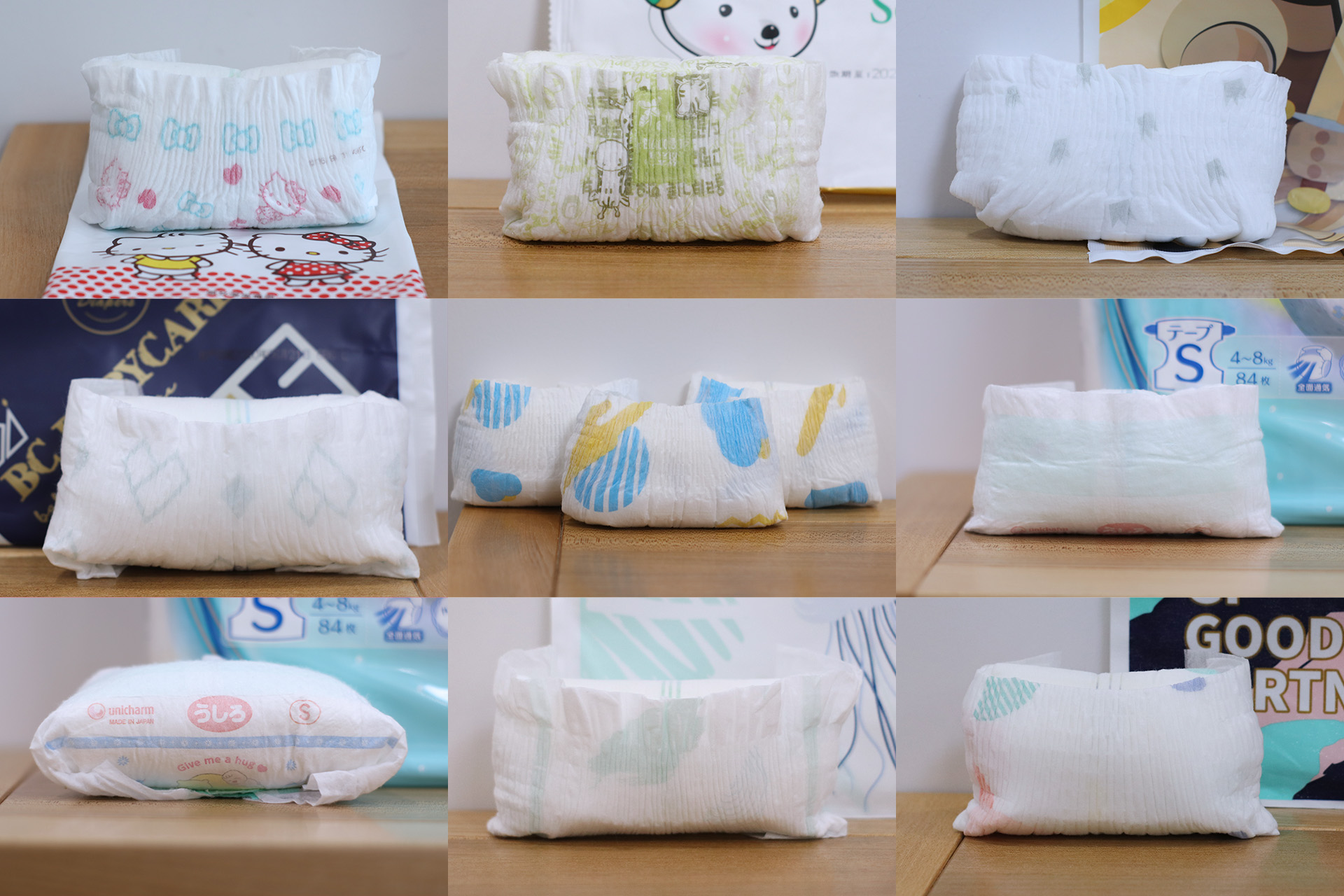 评测过的纸尿裤,各种纸尿裤使用测评