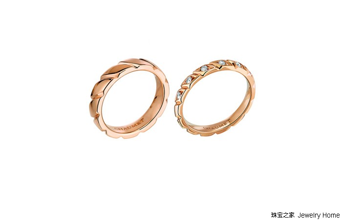 普通又简单的婚戒,简单款式无钻戒指