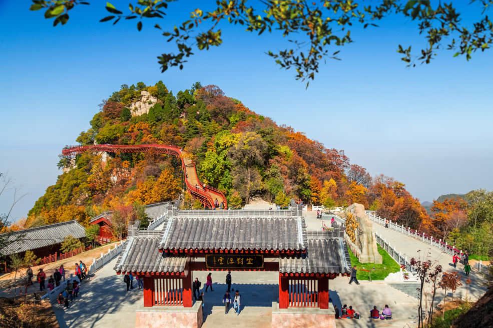 陕西省少华山县红叶节,少华山红叶11月中旬