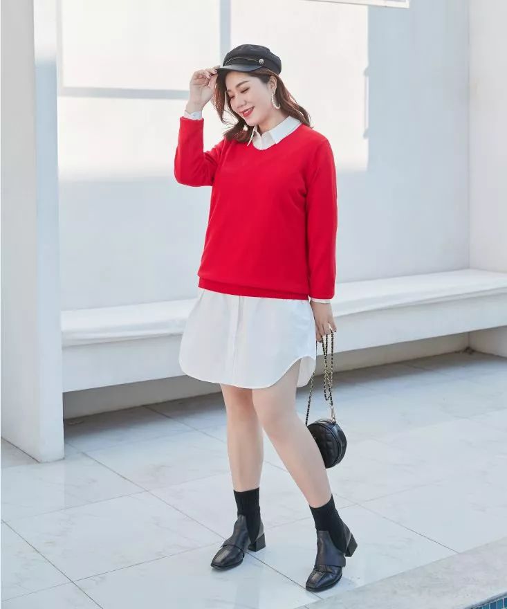 胖mm短款开衫毛衣怎么搭配好看,胖妹子穿什么毛衣好看