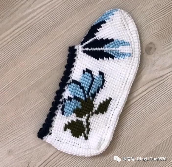 波西米亚风手工编织鞋子,针织作品50款