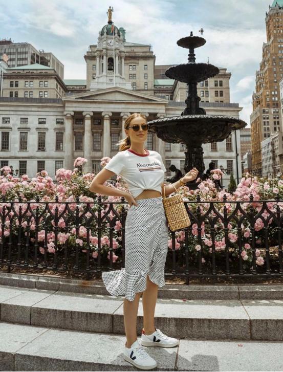 穿平底鞋还能显高显瘦显腿长,小个子穿圆头平底鞋显高的搭配