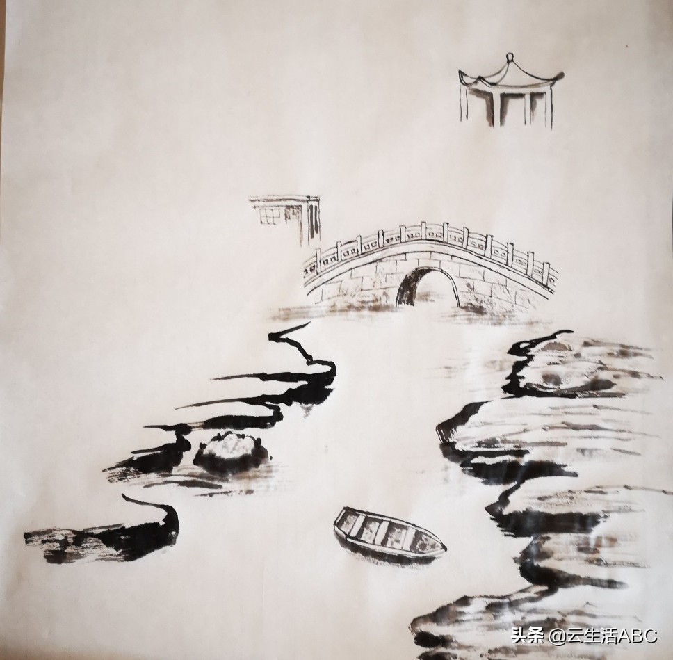 四季画法,夏日画作品