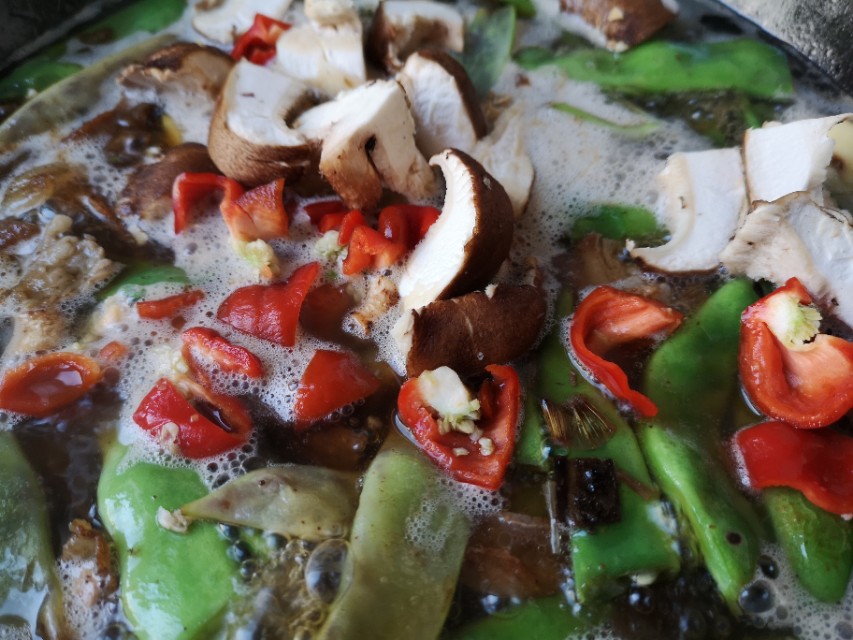 炖面豆的做法,家常炖面豆