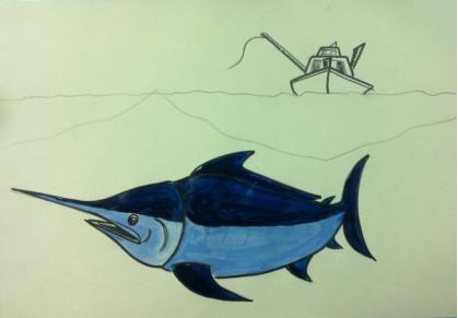 儿童画创意画鱼,儿童绘画鱼创意画