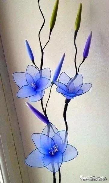 丝袜缠花做法,手工缠丝花朵制作方法