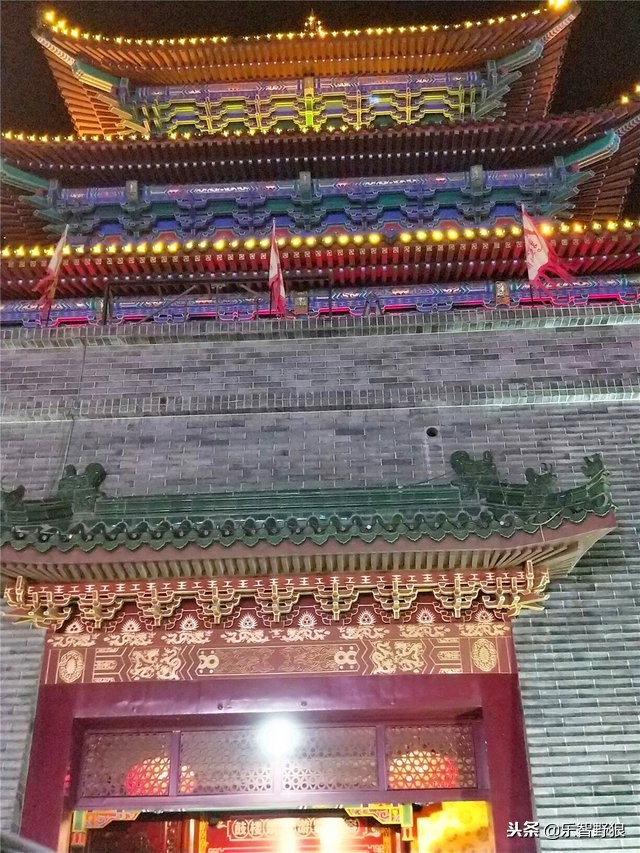 开封鼓楼夜景,开封鼓楼公园