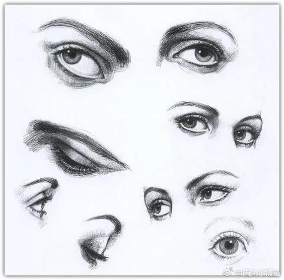 简笔画古风眼睛100种画法,古风眼睛100种画法简单