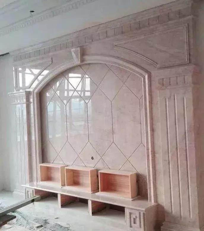 佛山石材欧式艺术背景墙,欧式客厅背景墙石材雕花装修