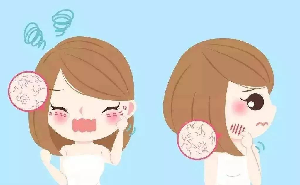 皮肤严重缺水刺痛用护肤品不吸收,皮肤缺水补水为什么会疼