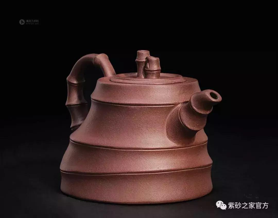 重器官窑瓷器图片大全,古董名家竹形紫砂名壶欣赏