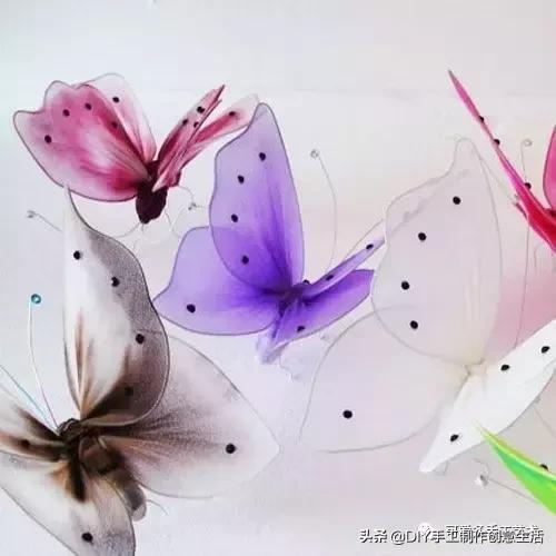 把彩色的*袜丝**套在铁圈上，最后竟然变得这么美（附教程）