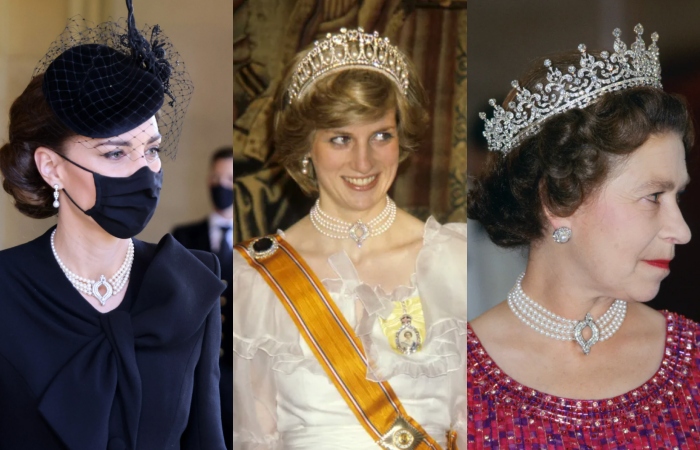 英国女王挚爱的皇室珠宝传奇,英国王室珍珠多层项链