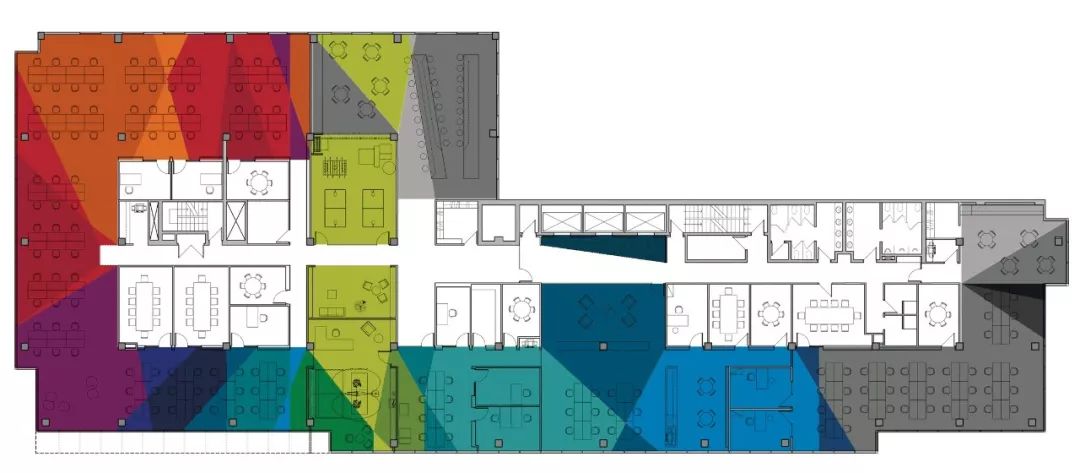 办公室布局平面图100平写字楼,施工项目部办公室规划布局平面图