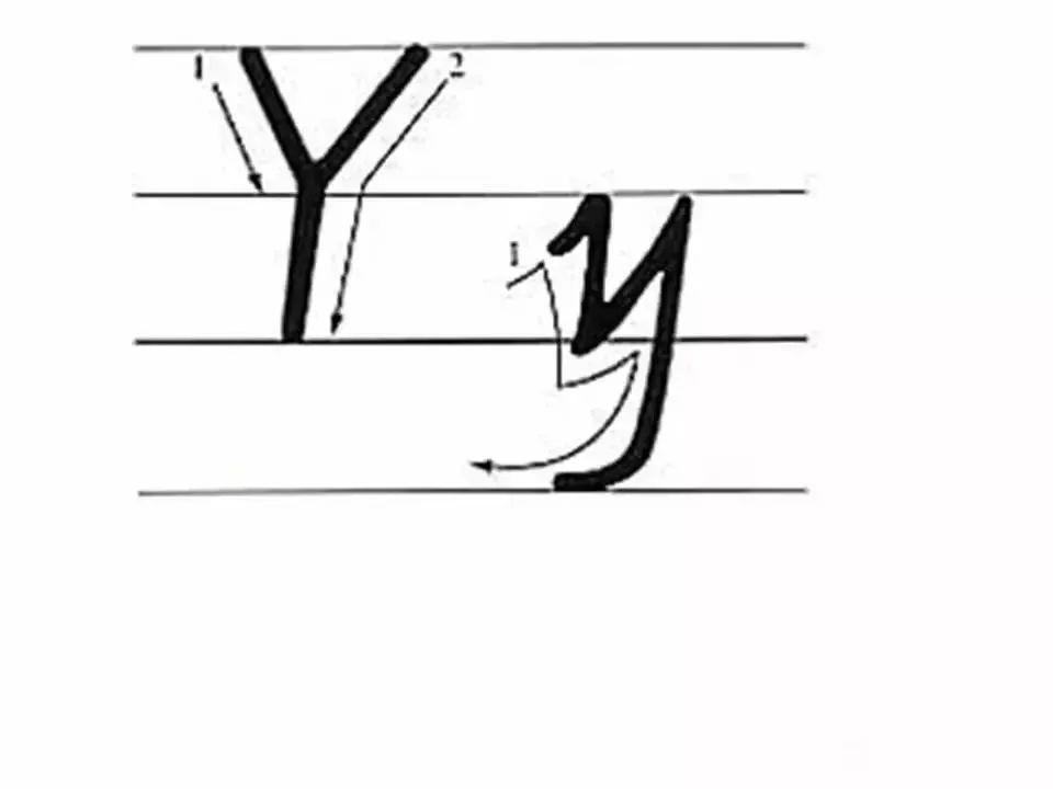 英文字母26个大小写书写格式图片,26个英文字母大小写正确书写笔顺