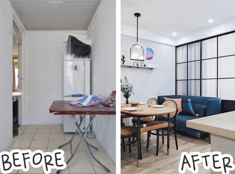 爆改上海100平老破小,女孩爆改老婆小20年