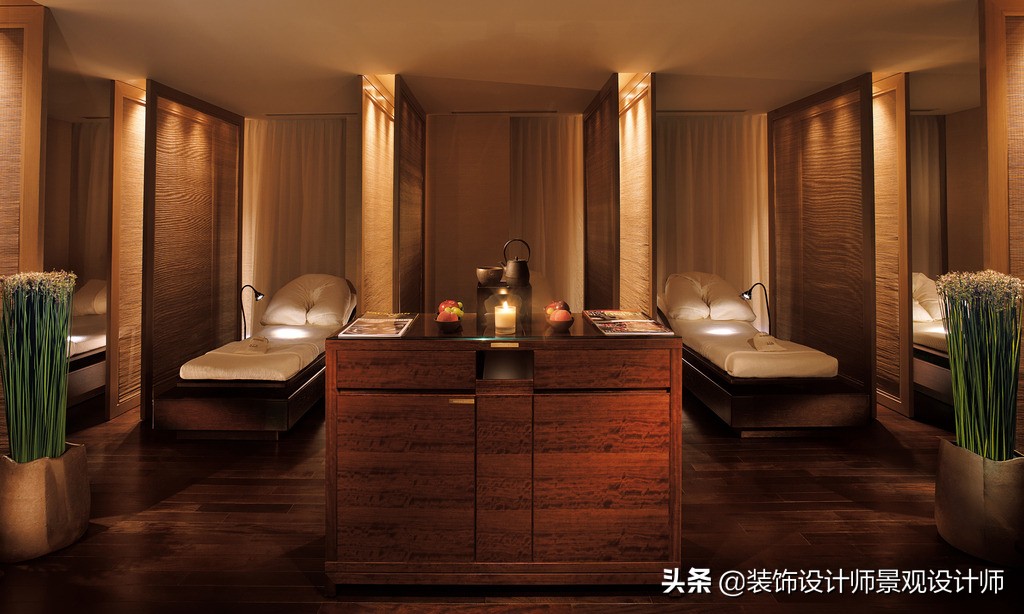 50平米禅意中医养生馆设计图,中医养生理疗会所设计