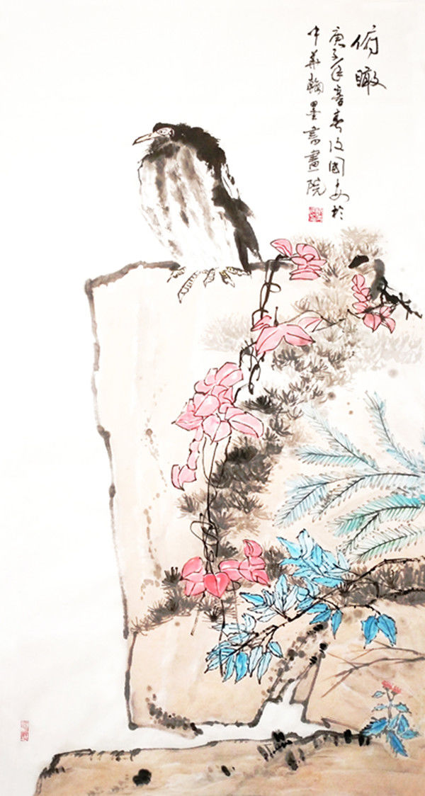 著名书画家谢元涛现场泼墨挥毫,书法作品欣赏谢国安