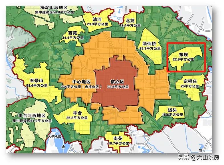 东坝北区规划图,东坝西北区发展规划