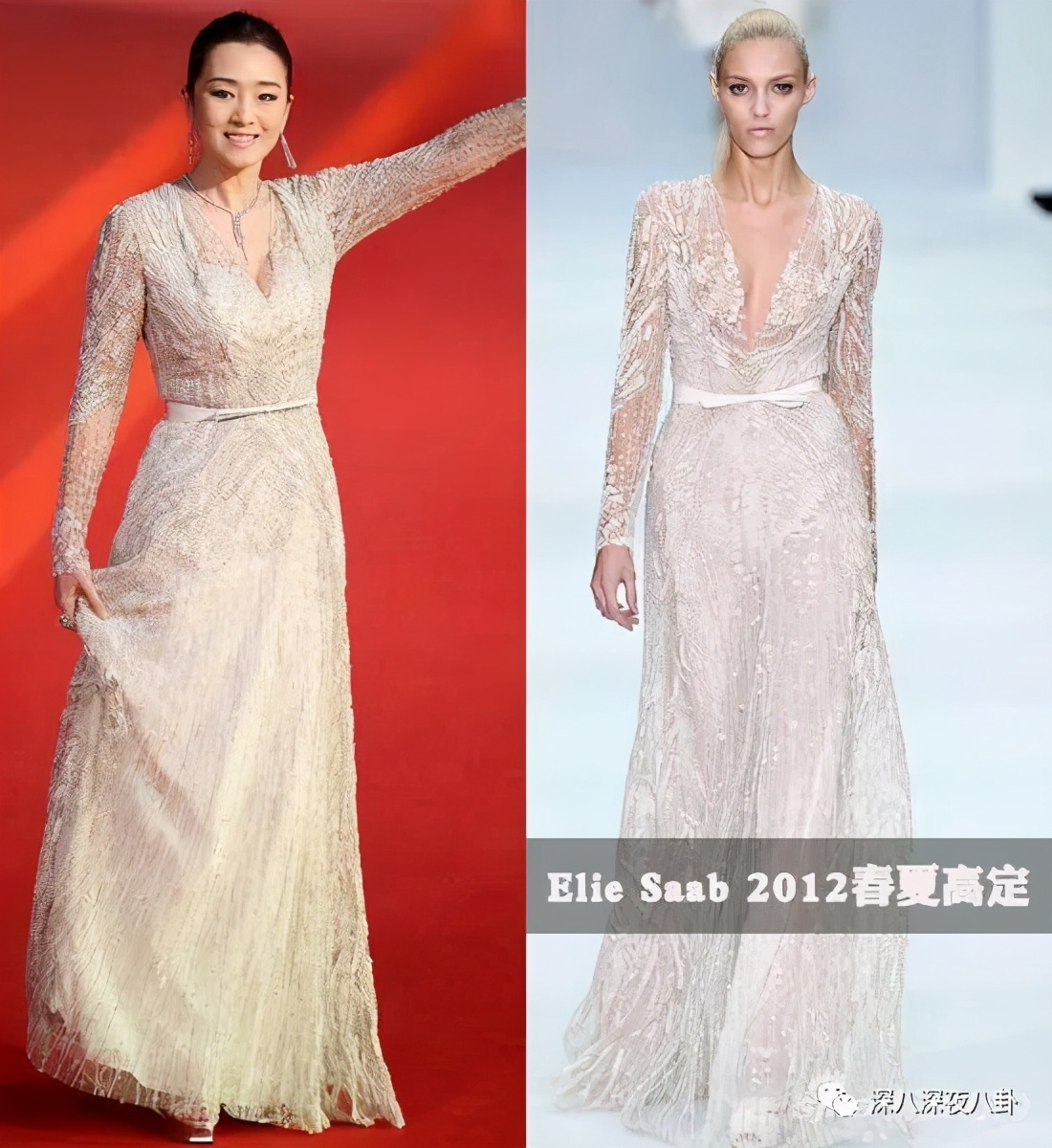 巩俐穿的皮衣,巩俐穿香奈儿