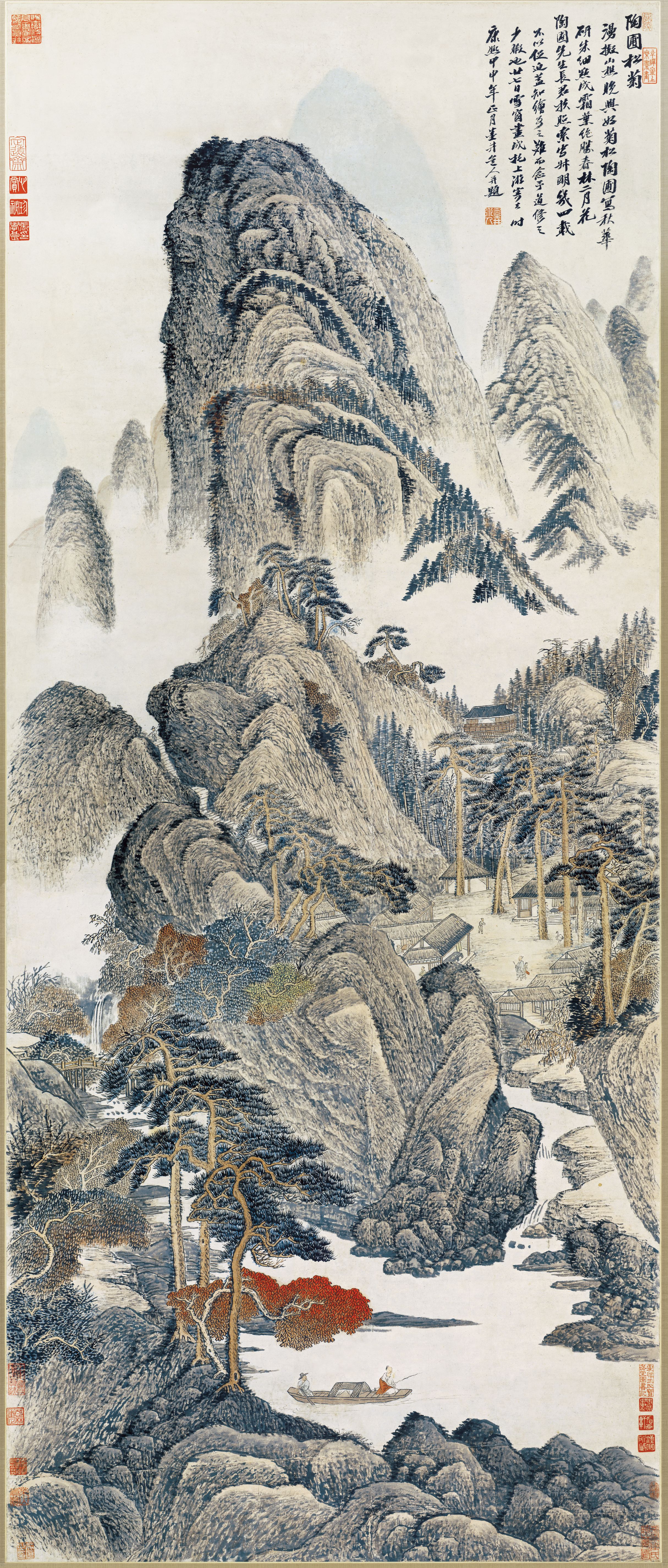 吴历国画山水,吴历山水画赏析