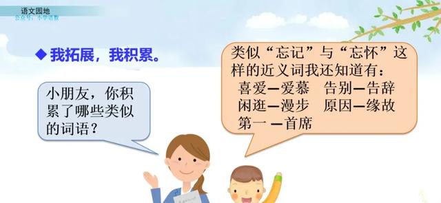 部编版四年级语文园地八知识梳理,部编版四年级下册语文园地八讲解