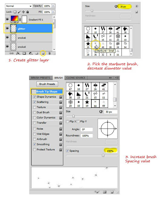 ps用画笔和滤镜打造美丽的光束,photoshop烟雾怎么做