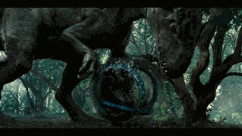 《侏罗纪公园3》棘龙打败霸王龙:主角光环实力碾压?