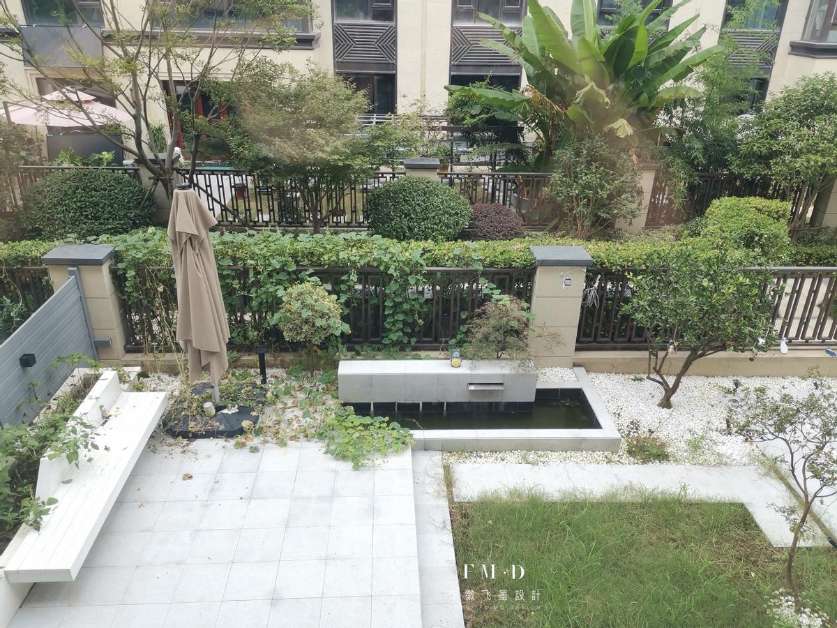 防腐木下沉式庭院设计,防腐木下沉式庭院效果图