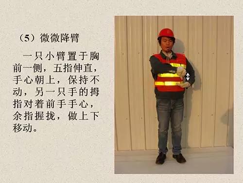 吊车信号工指挥手势图,学习基本吊车操作按键