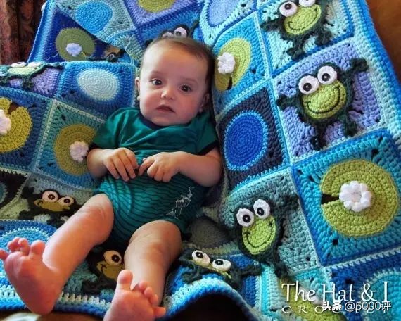 编织宝宝毯教程,编织漂亮婴儿卡通毯子