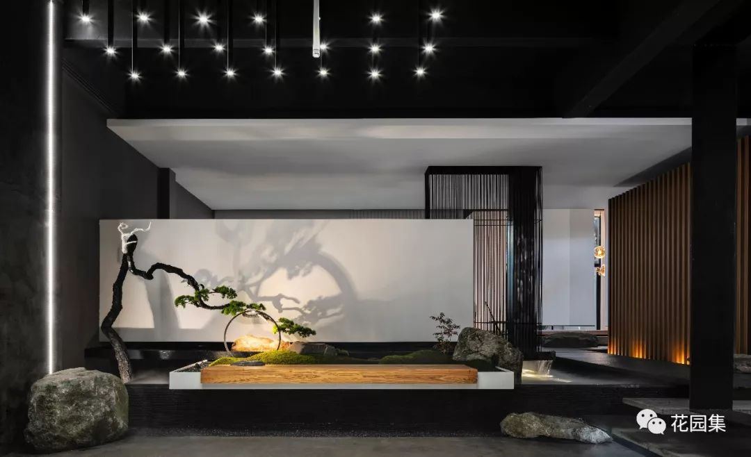 园林式办公区效果图,办公区花园景观设计