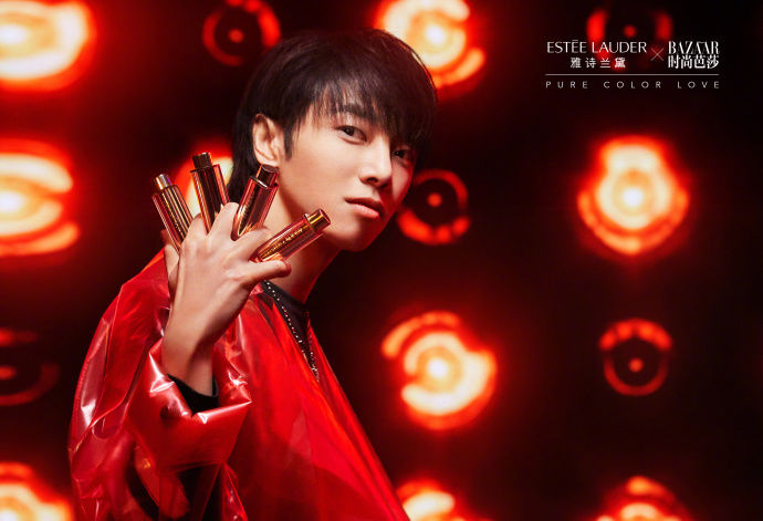 有哪些男艺人代言口红,男明星代言人口红