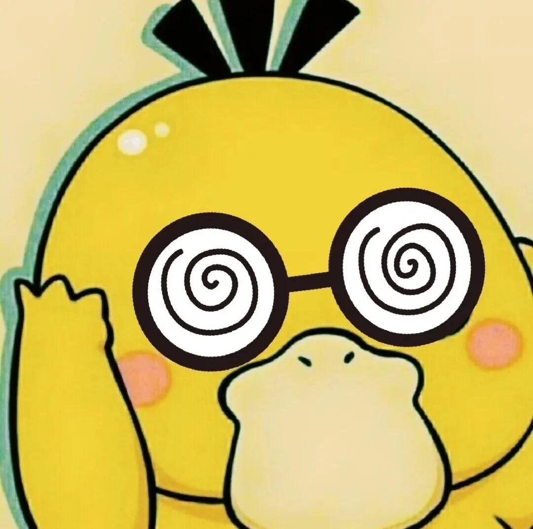 可达鸭头像图片,张嘴可达鸭头像