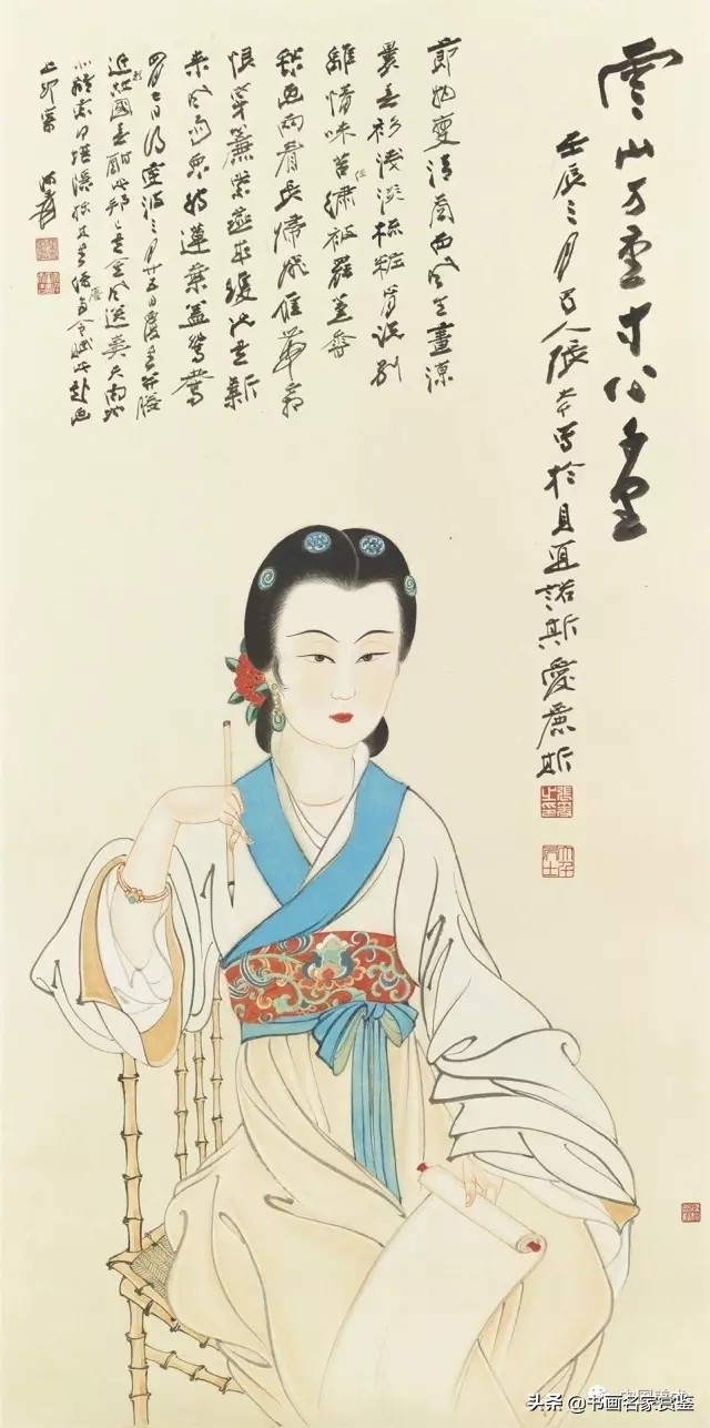 张大千最著名的画人物,上世纪画坛大师