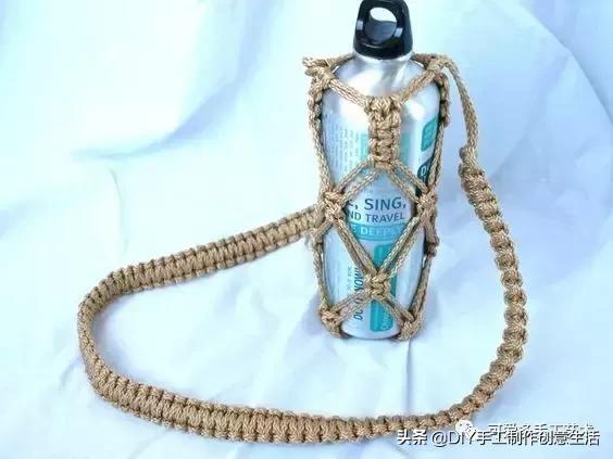 编绳杯套,编绳防烫杯套