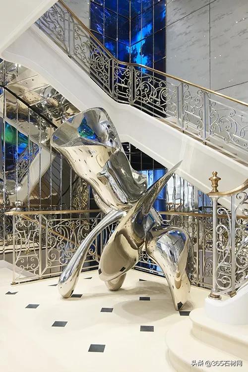 全球18家奢侈品店的大理石楼梯踏步欣赏，美哭了