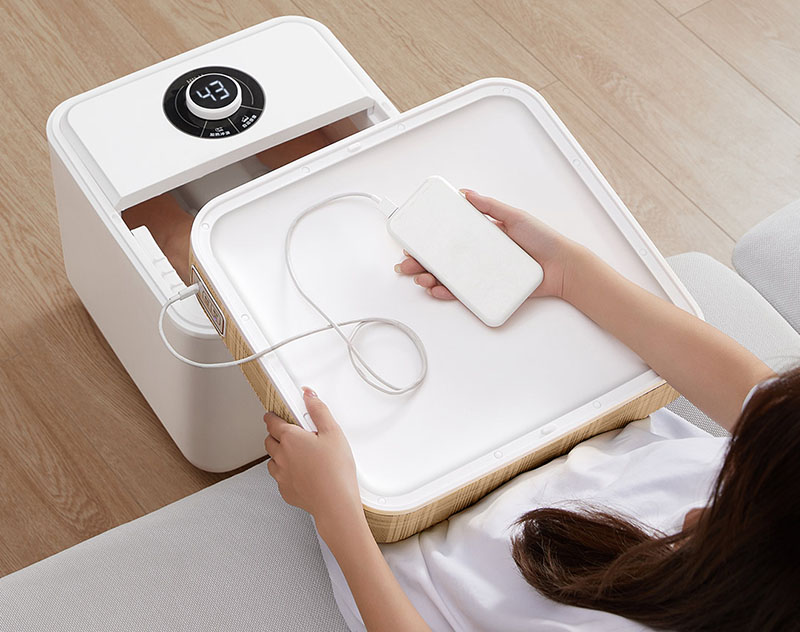 家用智能按摩泡脚桶,泡脚桶全自动加热按摩洗脚盆