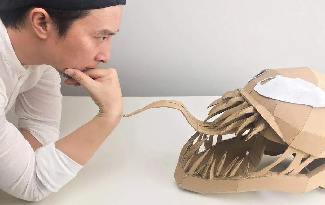 钢铁侠头盔纸板教程,钢铁侠头盔用纸箱做