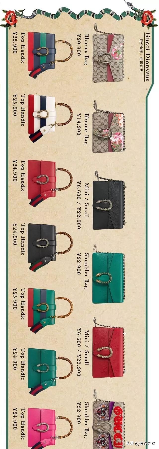 时髦精最爱的6款gucci,gucci包包推荐经典款