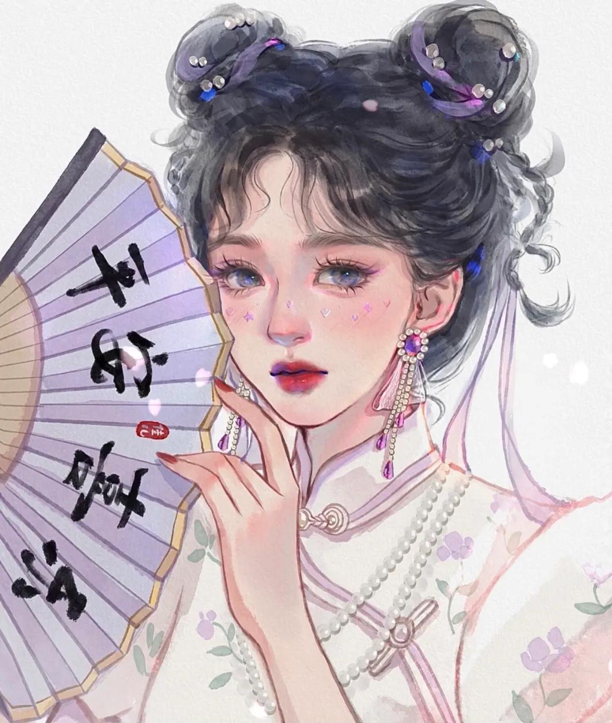 国潮风图片旗袍,国潮风图片背景