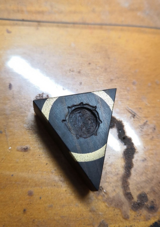 手工制作木质月牙吊坠,手工菱形吊坠的制作方法