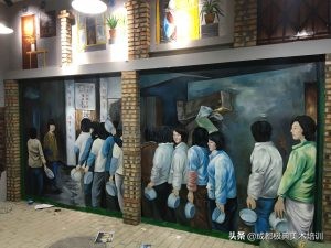 马路边边麻辣烫手绘墙的回忆杀