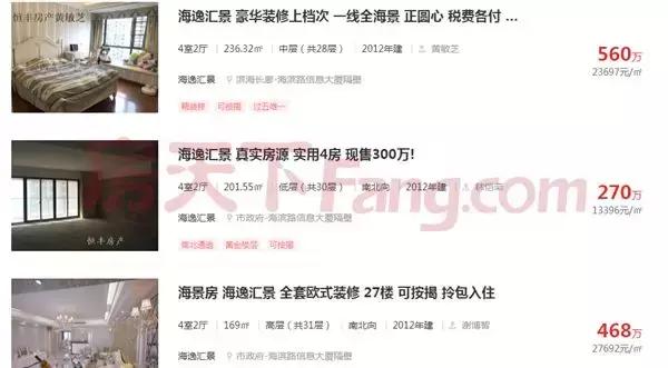 市中心豪华3房180平米单价5千多,这个豪宅