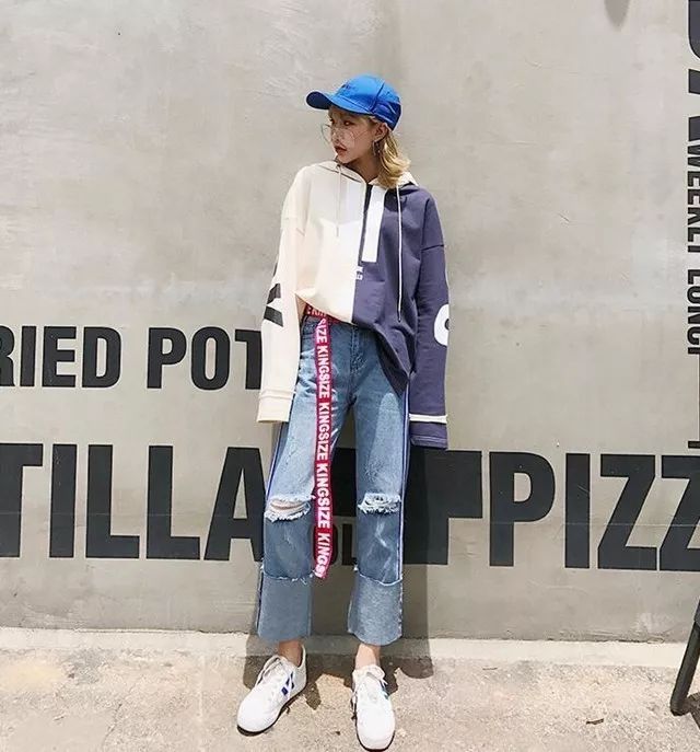 好看质感的卫衣,卫衣长了怎么穿好看