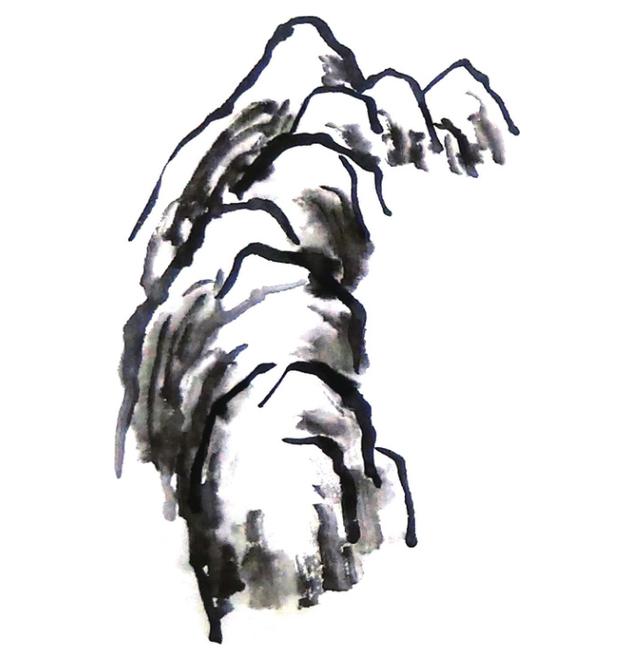 画山教程,学习画山的各种画法